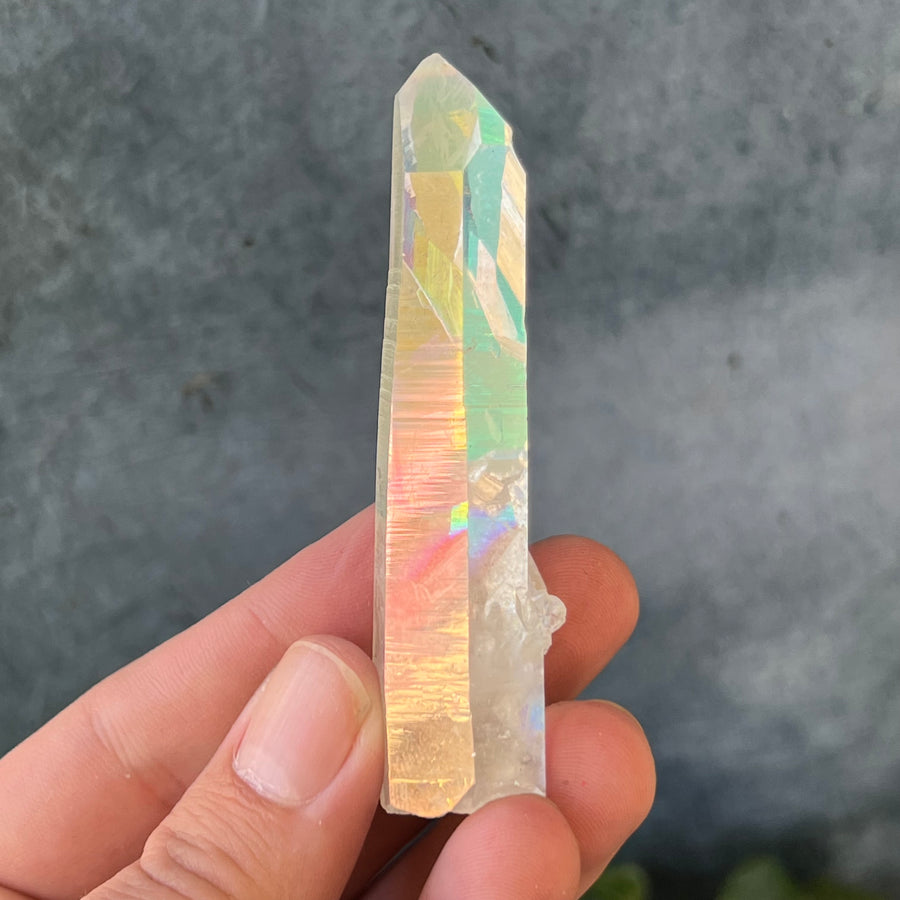 Angel Aura Quartz Point from Arkansas