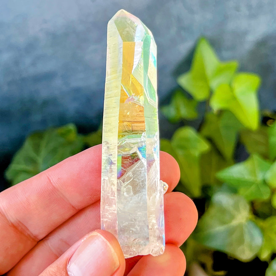 Angel Aura Quartz Point from Arkansas