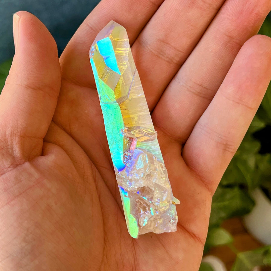 Angel Aura Quartz Point from Arkansas