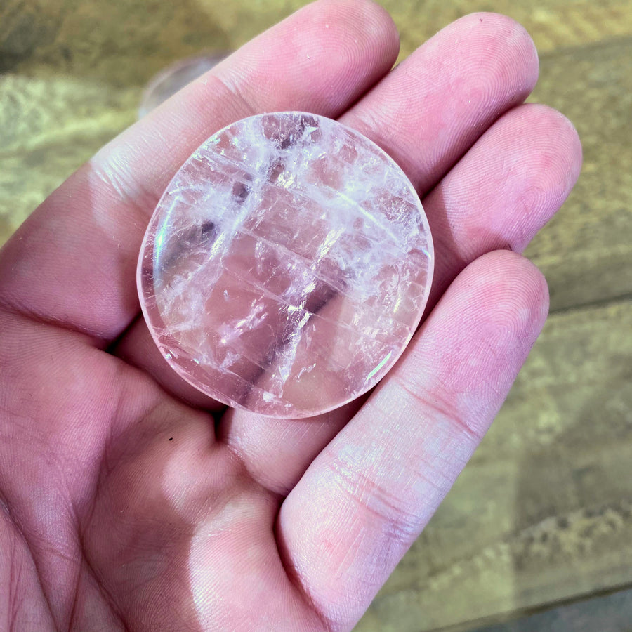 Rose Quartz Pocket Stones from Madagascar