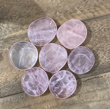 Rose Quartz Pocket Stones from Madagascar