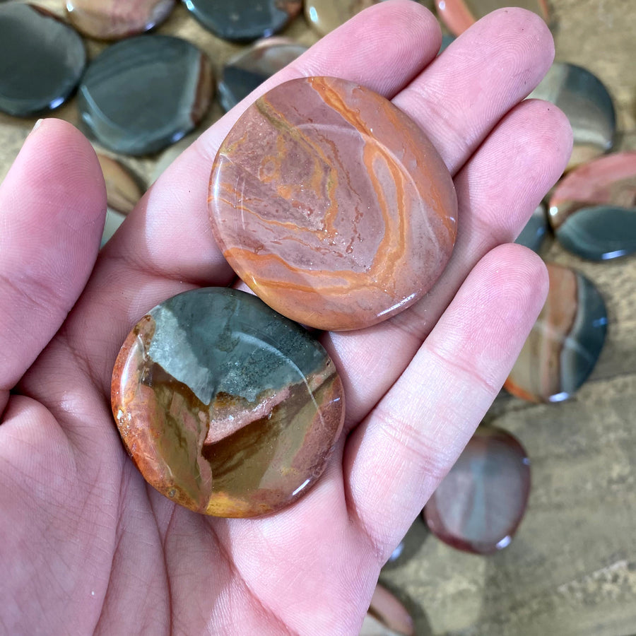 Polychrome Jasper Pocket Stones from Madagascar