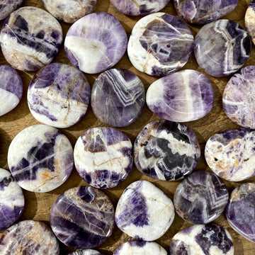 Chevron Amethyst Pocket Stones from Brazil