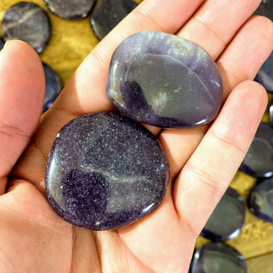 Lepidolite Pocket Stone from Brazil