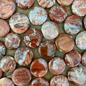 Red Jasper Pocket Stones from South Africa