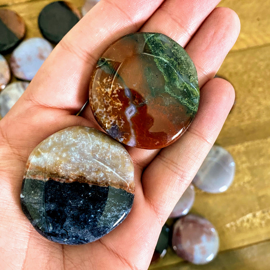 Sardonyx Pocket Stone from India