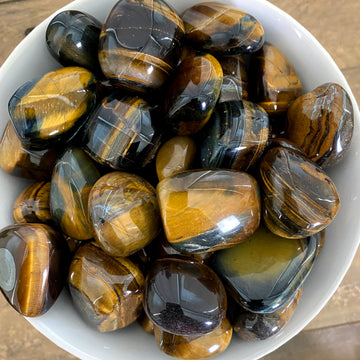 Tiger Eye Tumbled from Africa