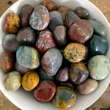 Tumbled Fancy Jasper from India