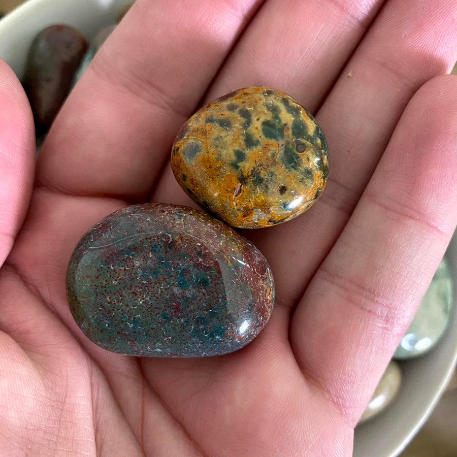 Tumbled Fancy Jasper from India