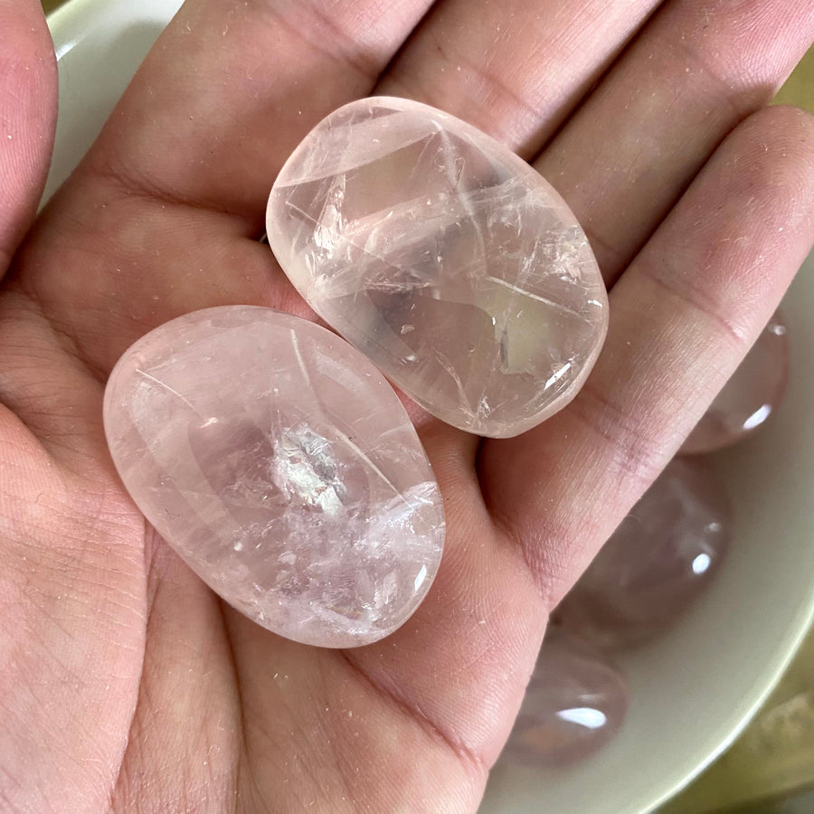 Rose Quartz Tumbled from Madagascar