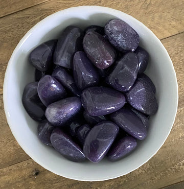 Lepidolite Tumbled from Brazil