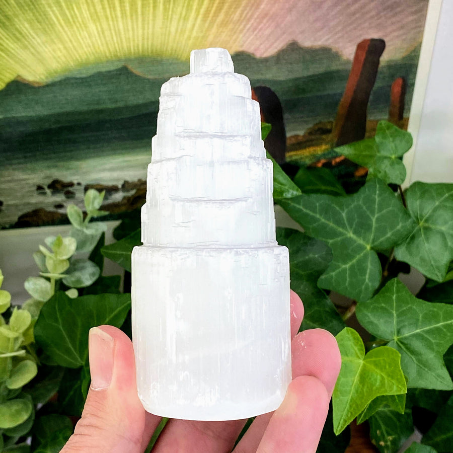 Selenite Tower from Morocco