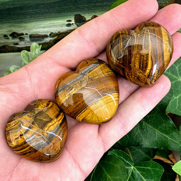 Tiger's Eye Heart from Australia