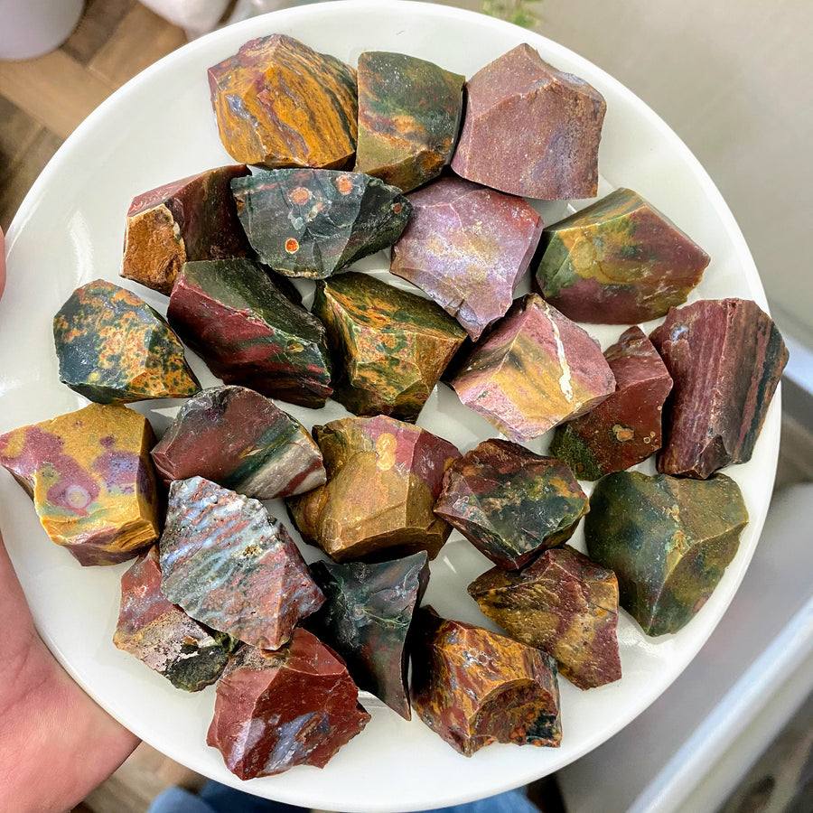 Fancy Bloodstone Natural Chunks from India