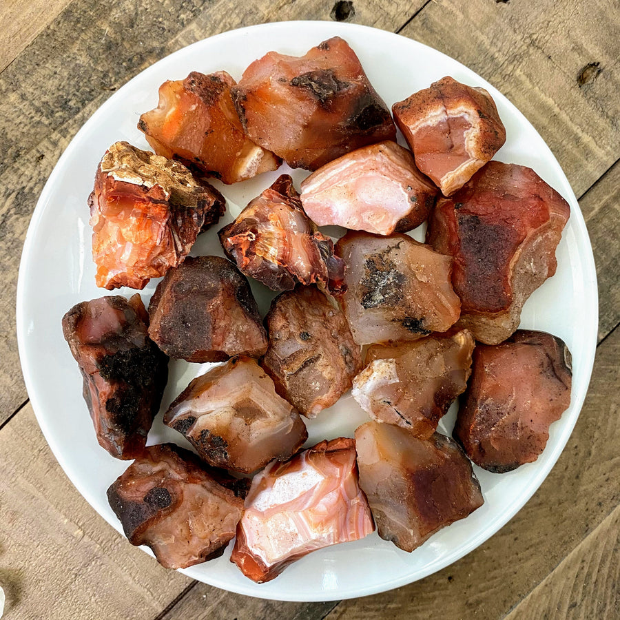 Carnelian Natural Chunks - Medium from Madagascar