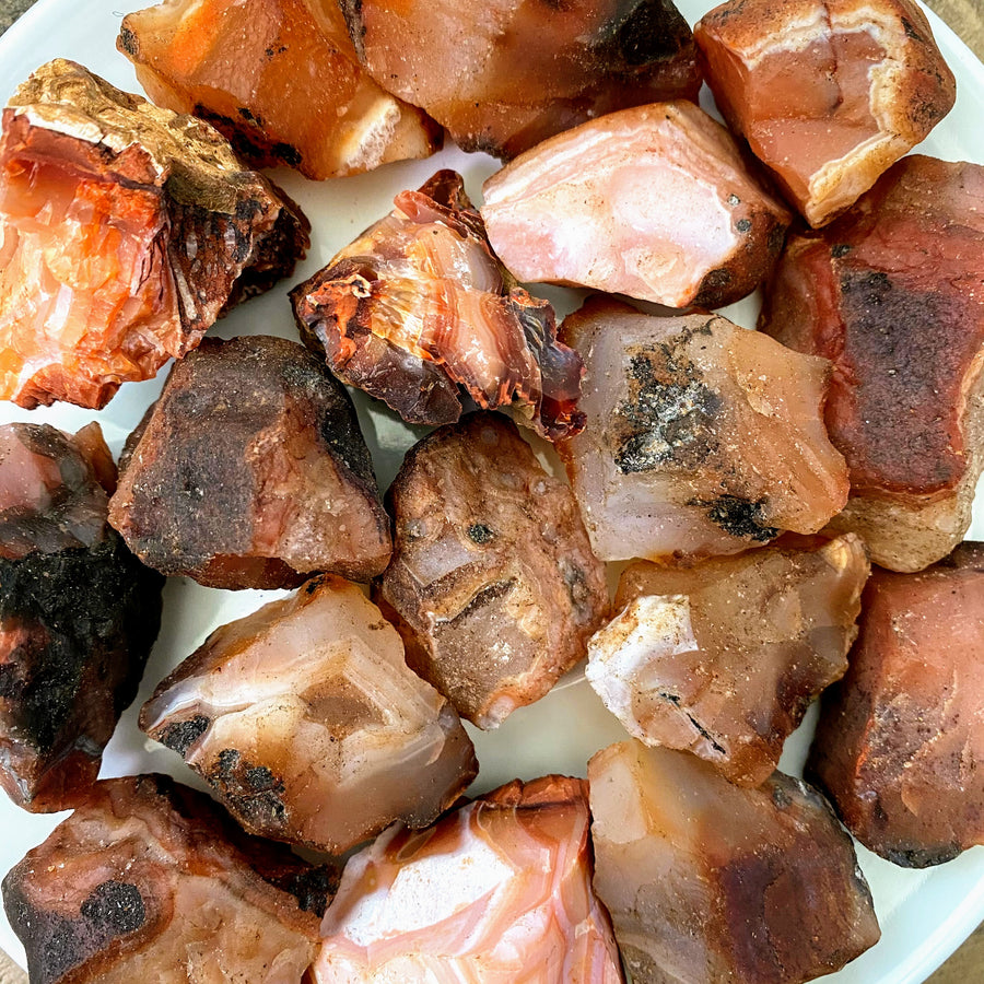 Carnelian Natural Chunks - Medium from Madagascar