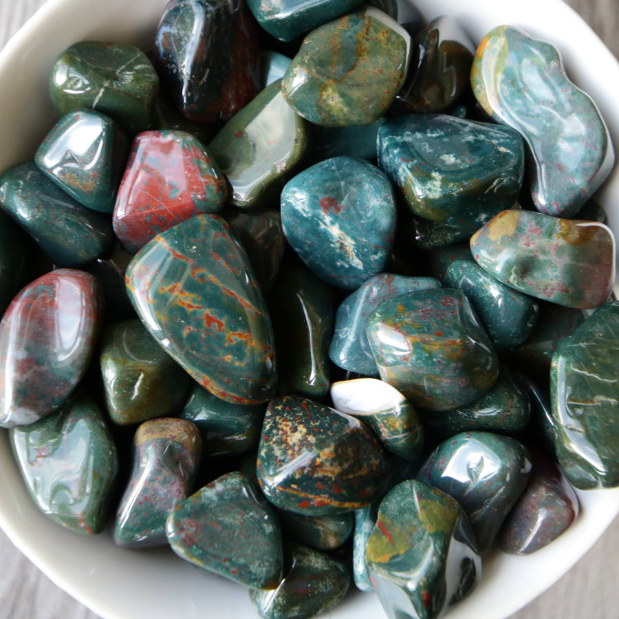 Bloodstone Tumbled Crystals from India