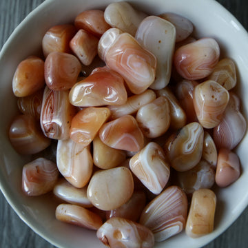 Apricot Carnelian Agate from South Africa