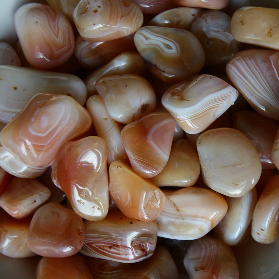 Apricot Carnelian Agate from South Africa