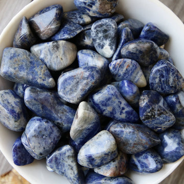 Sodalite Tumbled Crystals from South Africa