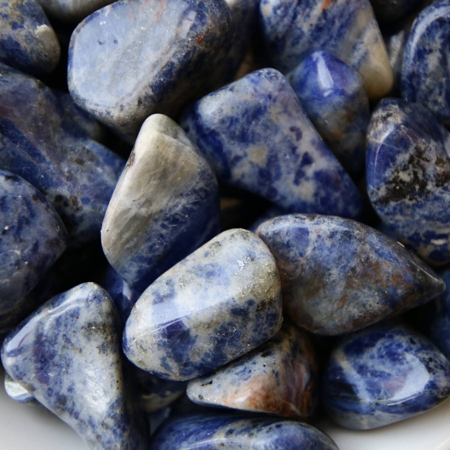 Sodalite Tumbled Crystals from South Africa