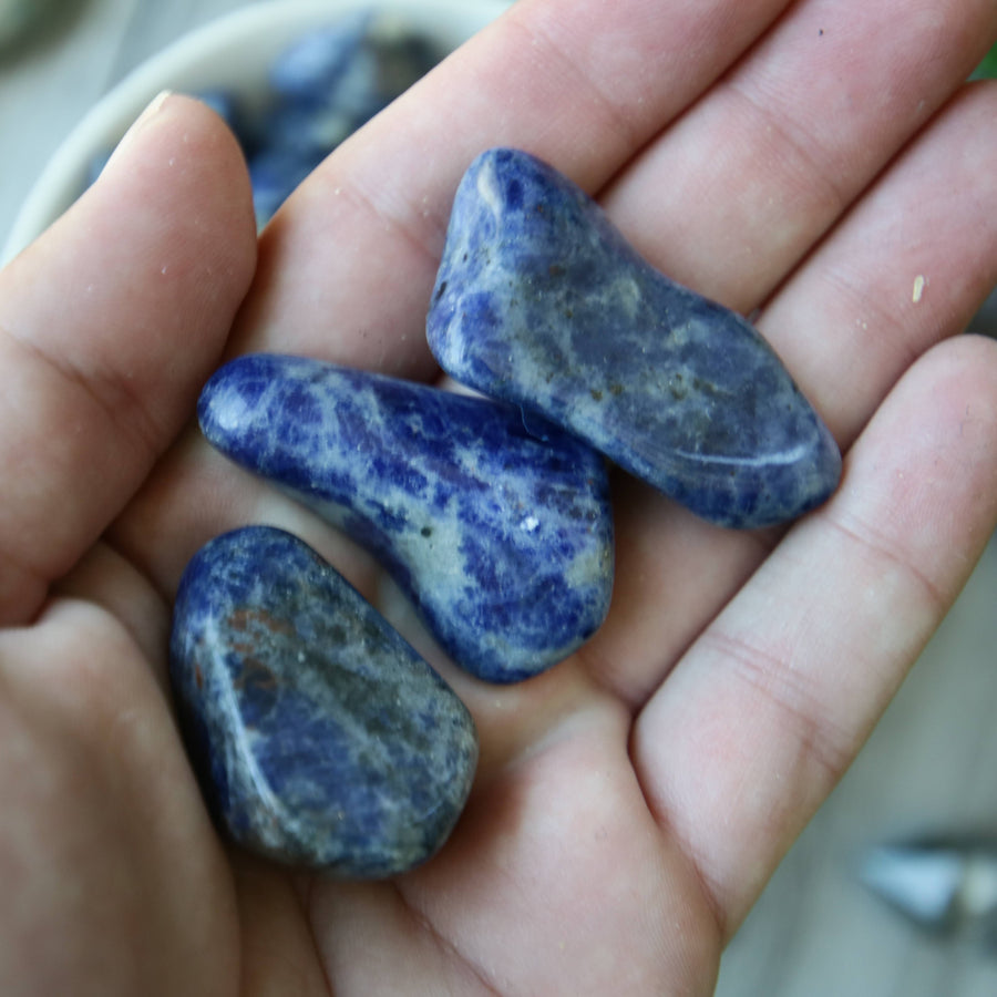 Sodalite Tumbled Crystals from South Africa