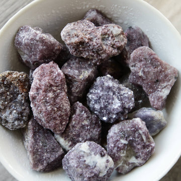 Lepidolite Natural Chunks from Brazil