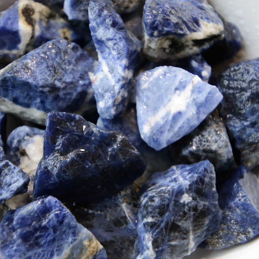 Sodalite Natural Chunks from Brazil