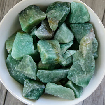 Green Aventurine Natural Chunks from Brazil