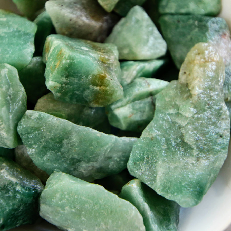 Green Aventurine Natural Chunks from Brazil