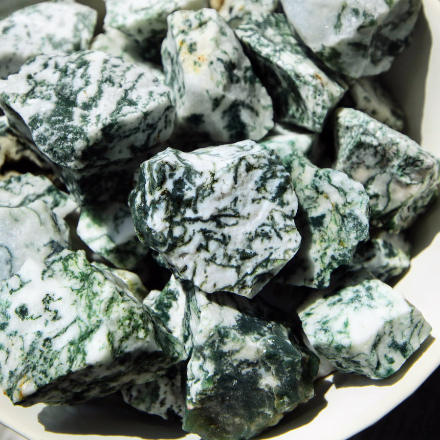 Tree Agate Natural Chunks from India