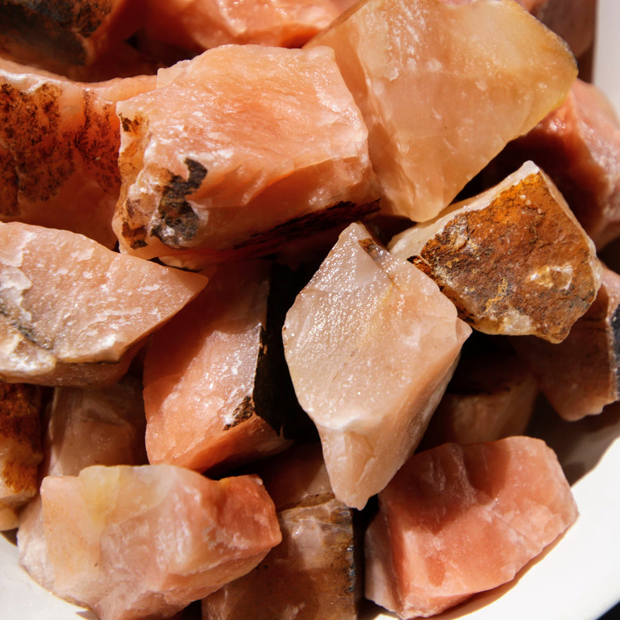 Apricot Aventurine Natural Chunks from India