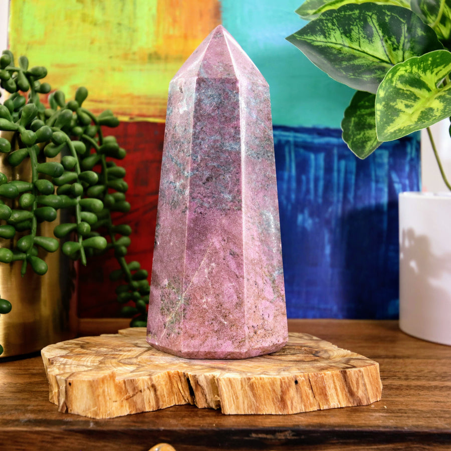 Ruby and Kyanite Tower from India