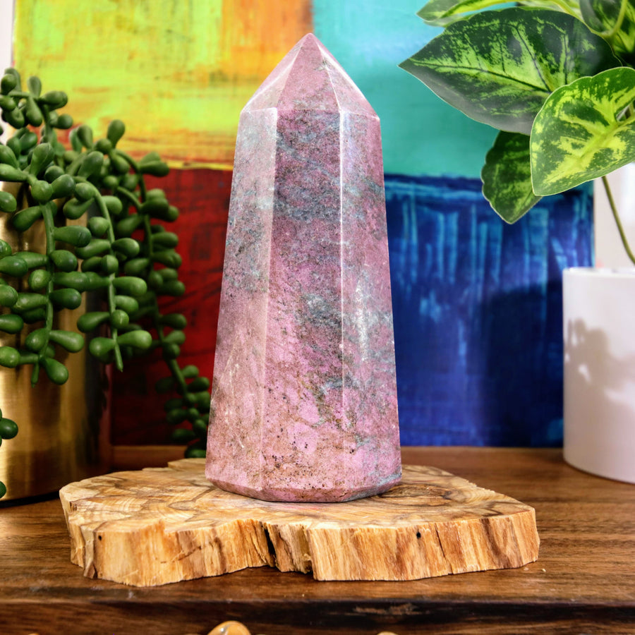 Ruby and Kyanite Tower from India