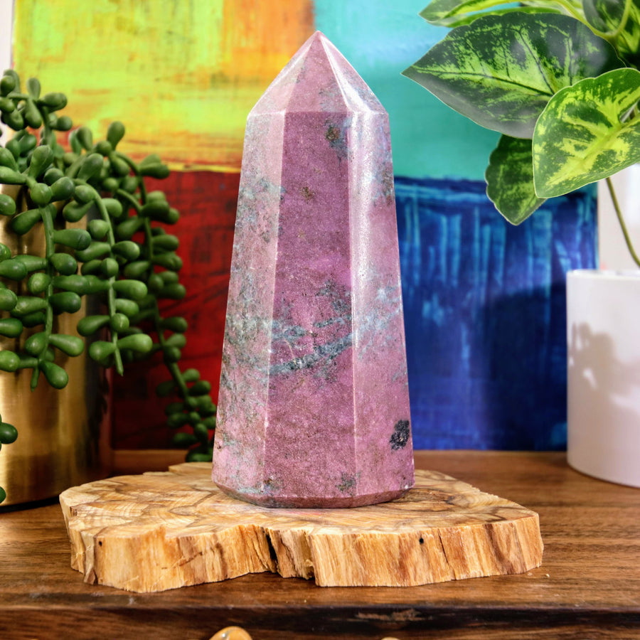 Ruby and Kyanite Tower from India