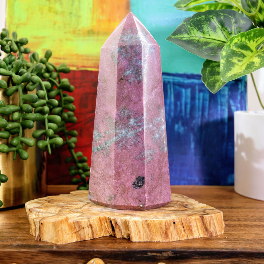 Ruby and Kyanite Tower from India