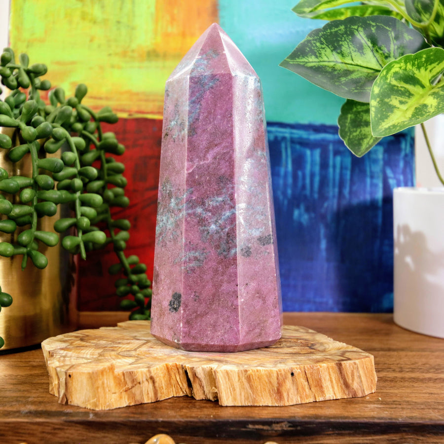 Ruby and Kyanite Tower from India