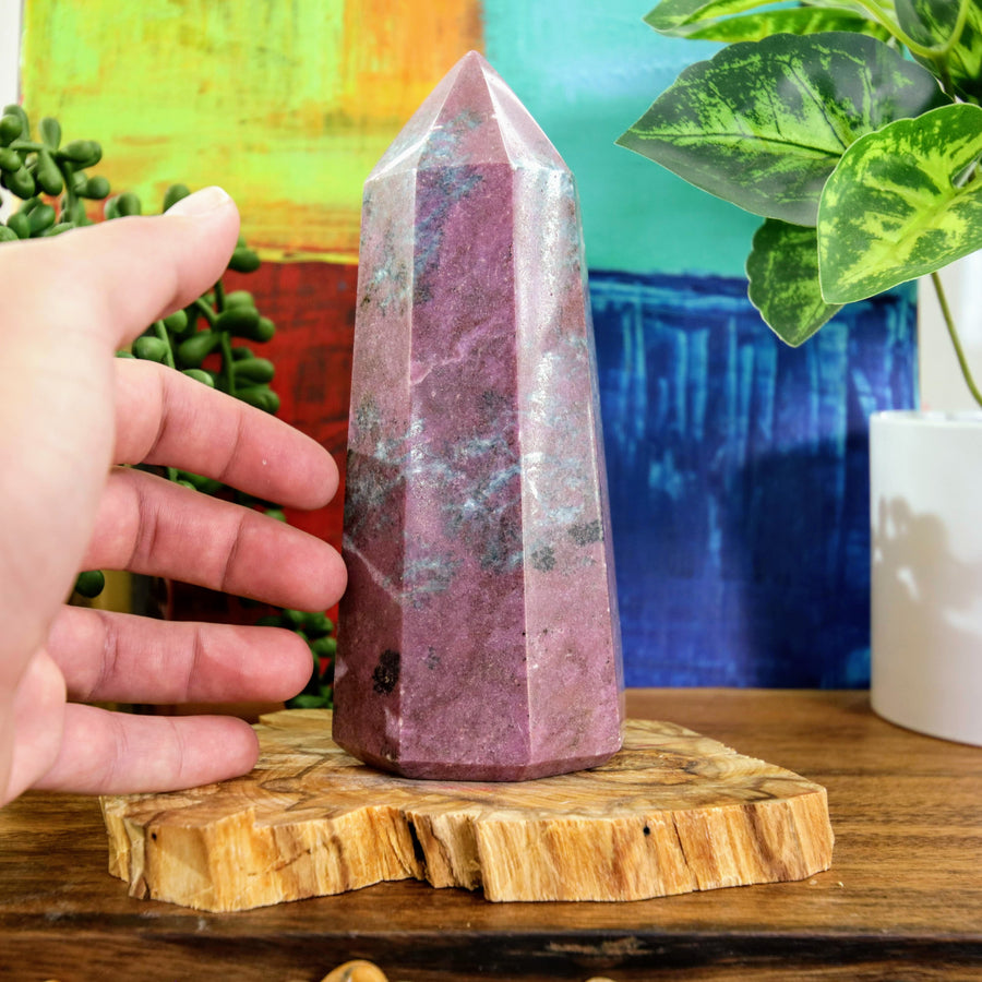 Ruby and Kyanite Tower from India