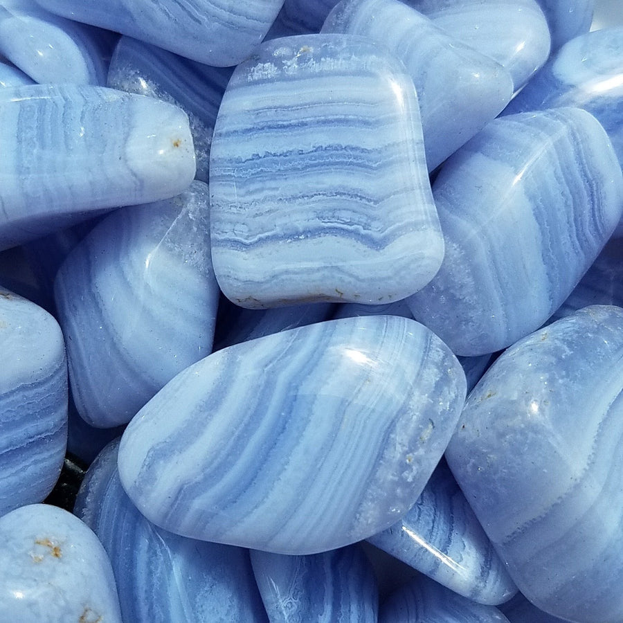 Blue Lace Agate Tumbles