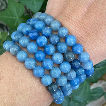 Blue Quartz Gemstone Bracelet